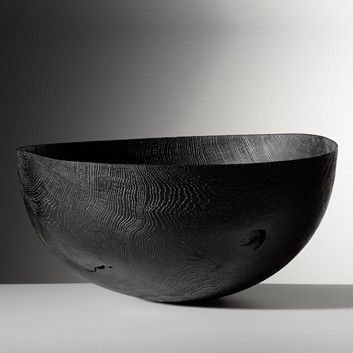 burnt wood bowl